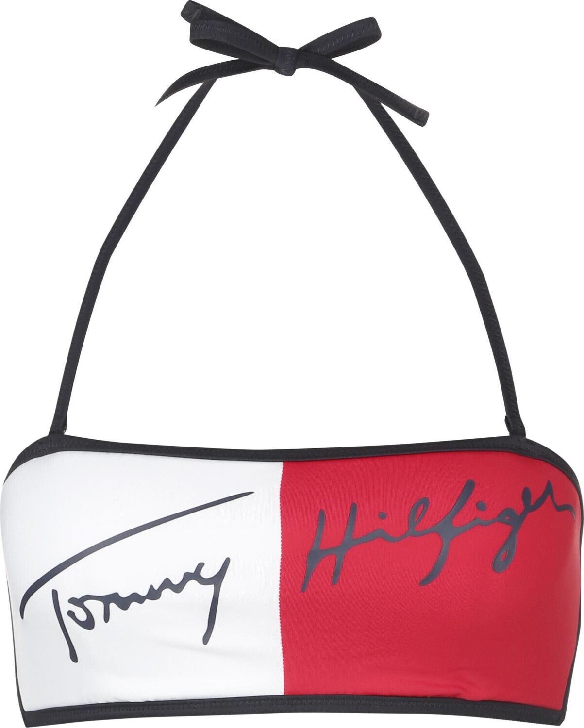 Tommy Hilfiger Signature Logo Bandeau Bikini Top red/white ab 47,00 € |  Preisvergleich bei