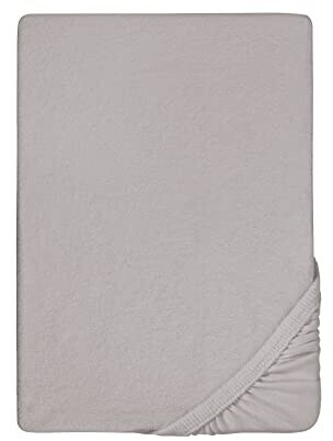 Biberna 12344 Frottee Stretch 140-160x190-200cm Strom Grey