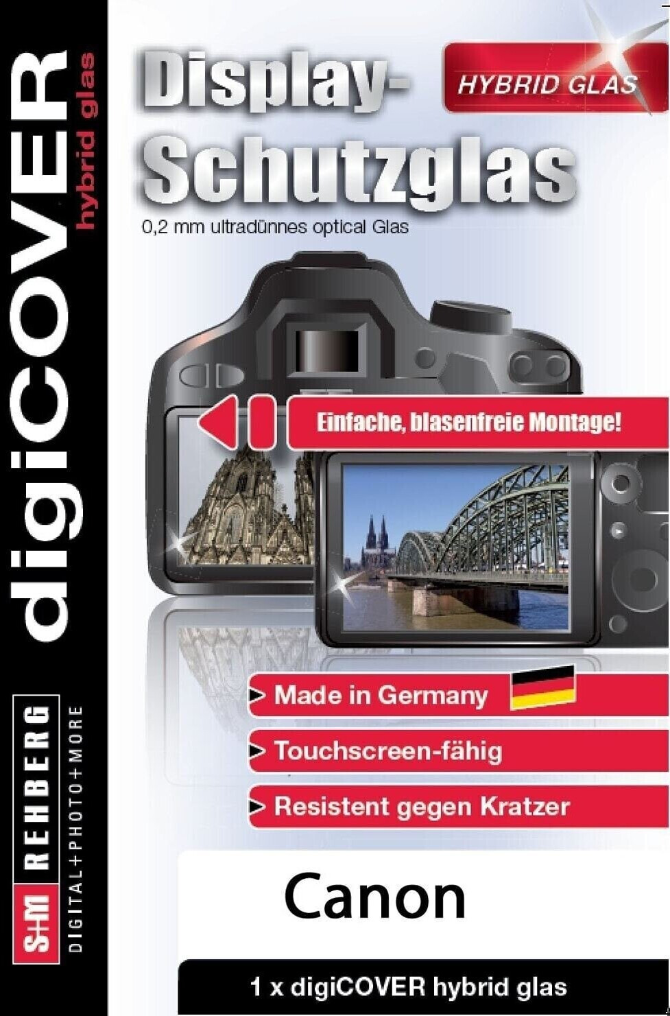 S+M Rehberg digiCover Hybrid Glas Canon Powershot G5X MK II