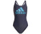 Adidas SH3.RO Big Logo Swimsuit shadow navy/sky rush