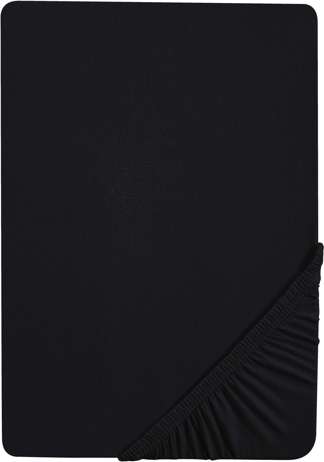 Biberna 12344 Terry Stretch 90-100x190-200cm Black