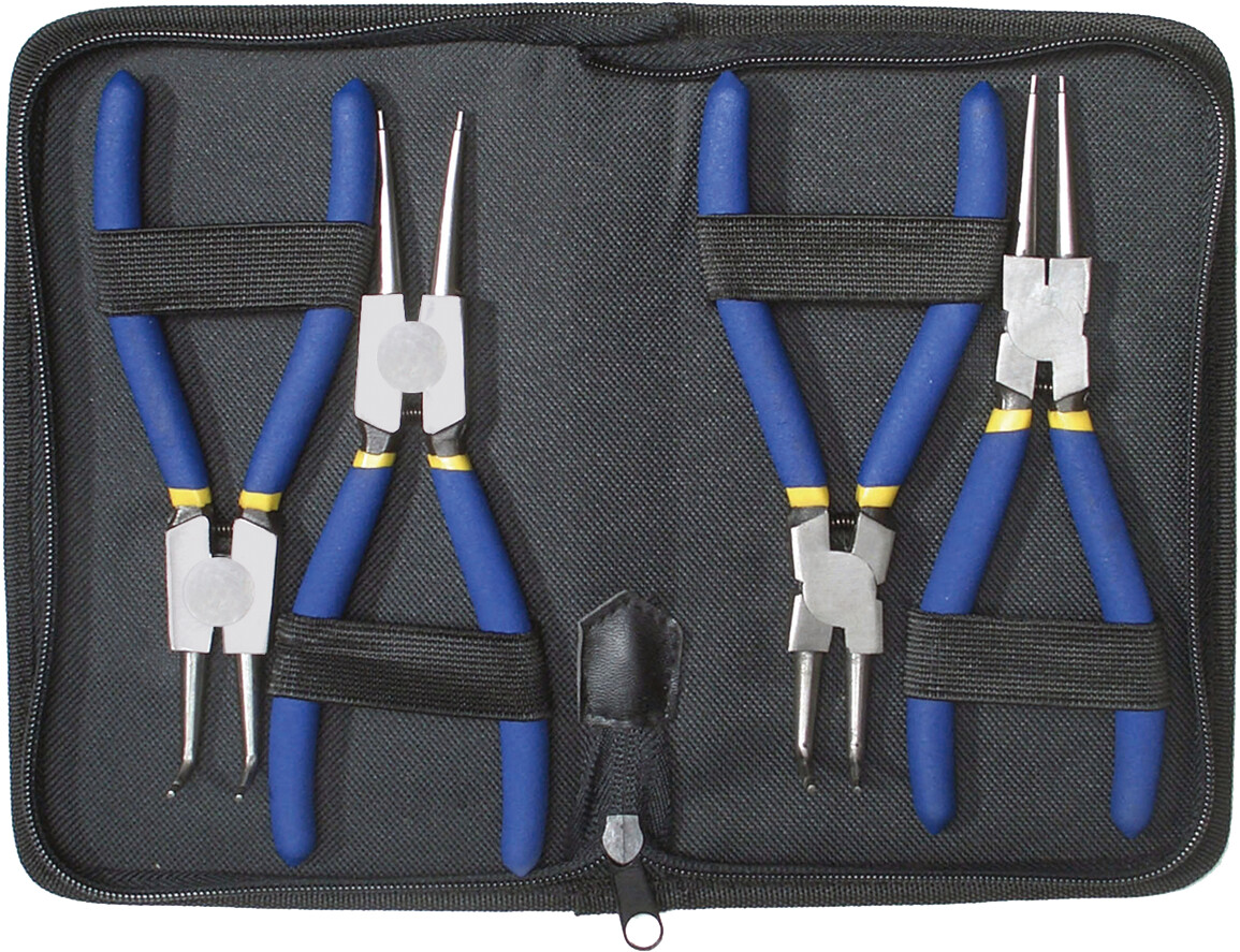 SW-Stahl Circlip pliers set 175 mm 4 pcs. (41410L)