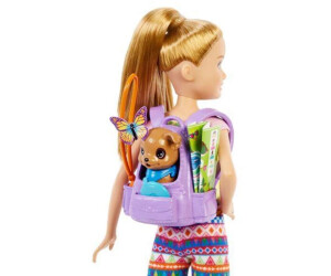 Coffret Barbie Vive le Camping inspiré de la série It Takes Two avec Poupée  Malibu (Blonde, 29 cm), Chiot, Sac à Dos, Sac de Couchage et 10 Accessoires  de Camping, Cadeau pour