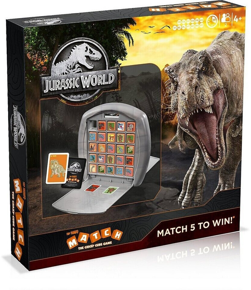 Photos - Board Game Winning Moves Winning-Moves Match Jurassic World 