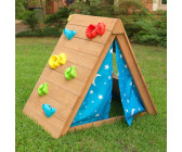 KidKraft Tent out of wood with climbing wall