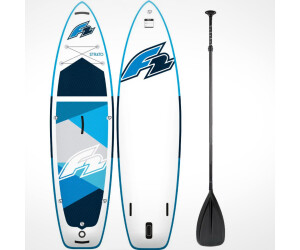 F2 Inflatable Strato SUP SET mit Doppelpaddel Sitzpolster Stand Up Paddle Board 
