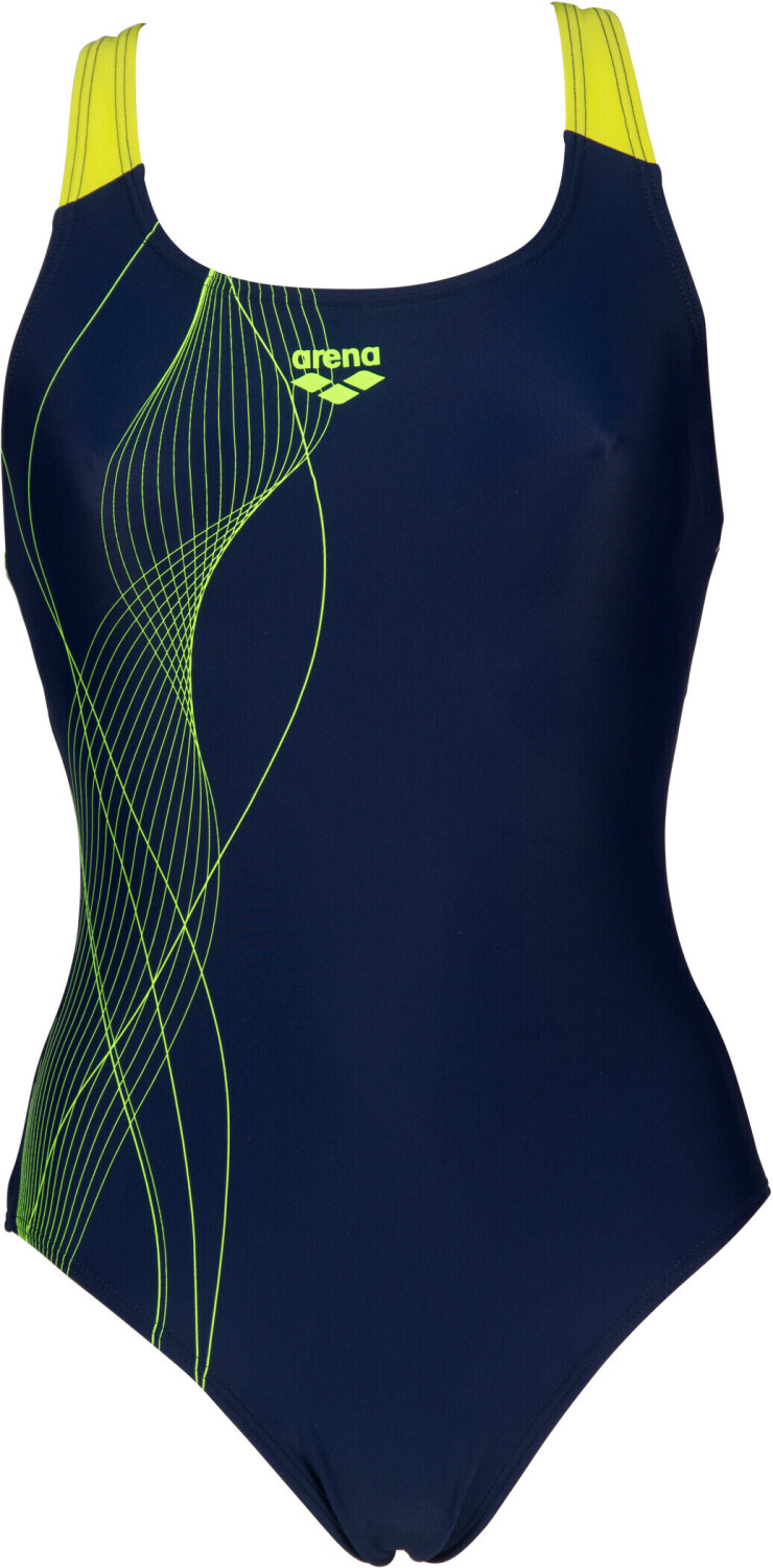 Arena Gliding Pro Back One Piece navy/soft green
