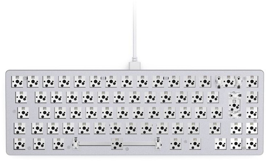 Glorious Gaming GMMK 2 Compact Barebone ISO-Layout blanc