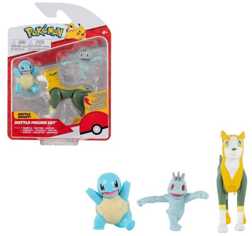 thumbnail image 2 of PokÃ©mon Battle Figure 3 Pack - Features 2-Inch Pikachu And Machop And 3... 2 of 11