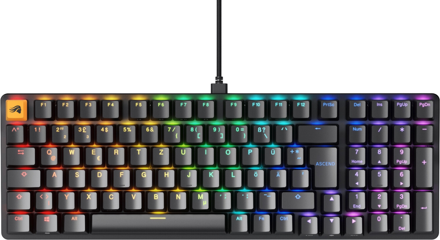 Glorious Gaming GMMK 2 Full-Size (Fox Switches) (DE) noir