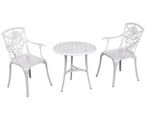 Inko Rose Bistro Set mit Arm weiB ab 333 00 Preisvergleich bei idealo
