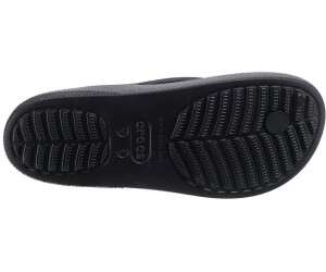 Crocs CLASSIC PLATFORM FLIP - Pool shoes - black 