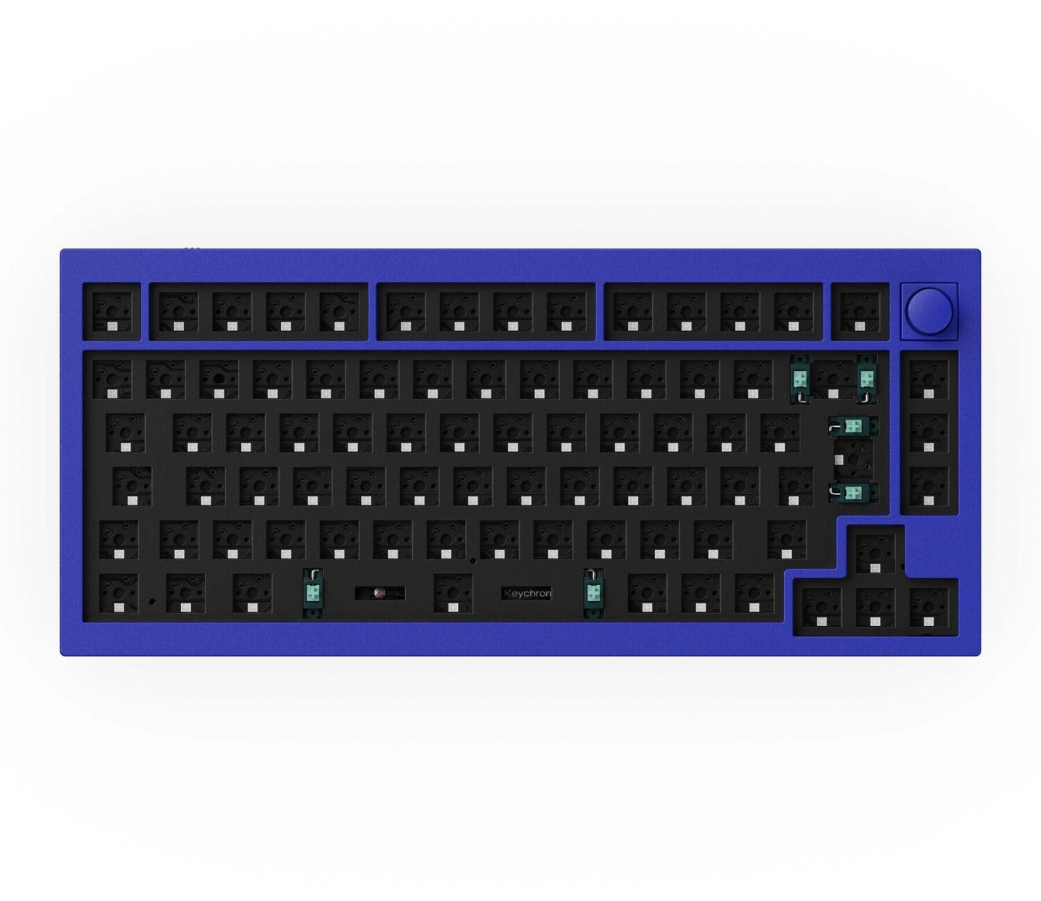 Keychron Q1 Barebone ISO Knob Navy Blue