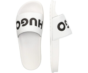 Hugo boss new arrivals leather sliders