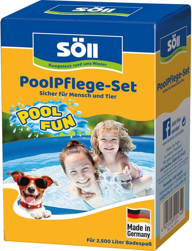 Söll PlanschbeckenPflegeSet AlgenFrei 250 ml/AquaDes 250 ml ab € 7,95