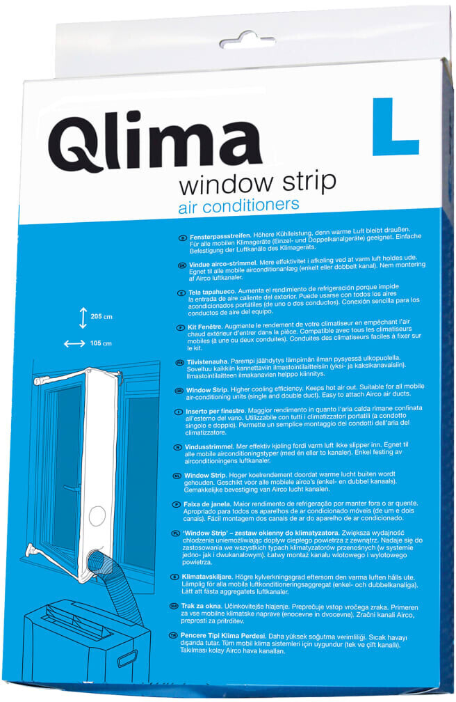 Qlima Window Fitting Kit 205x105x72cm (S0F2D0OEP2)