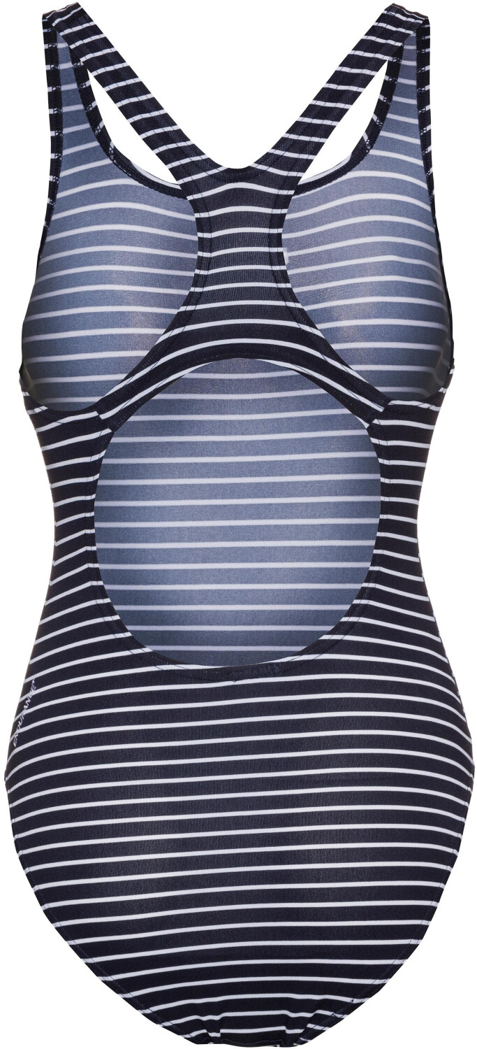 Speedo Endurance+ Printed Medalist Siwimsuit stripe navy/white ab 17,99