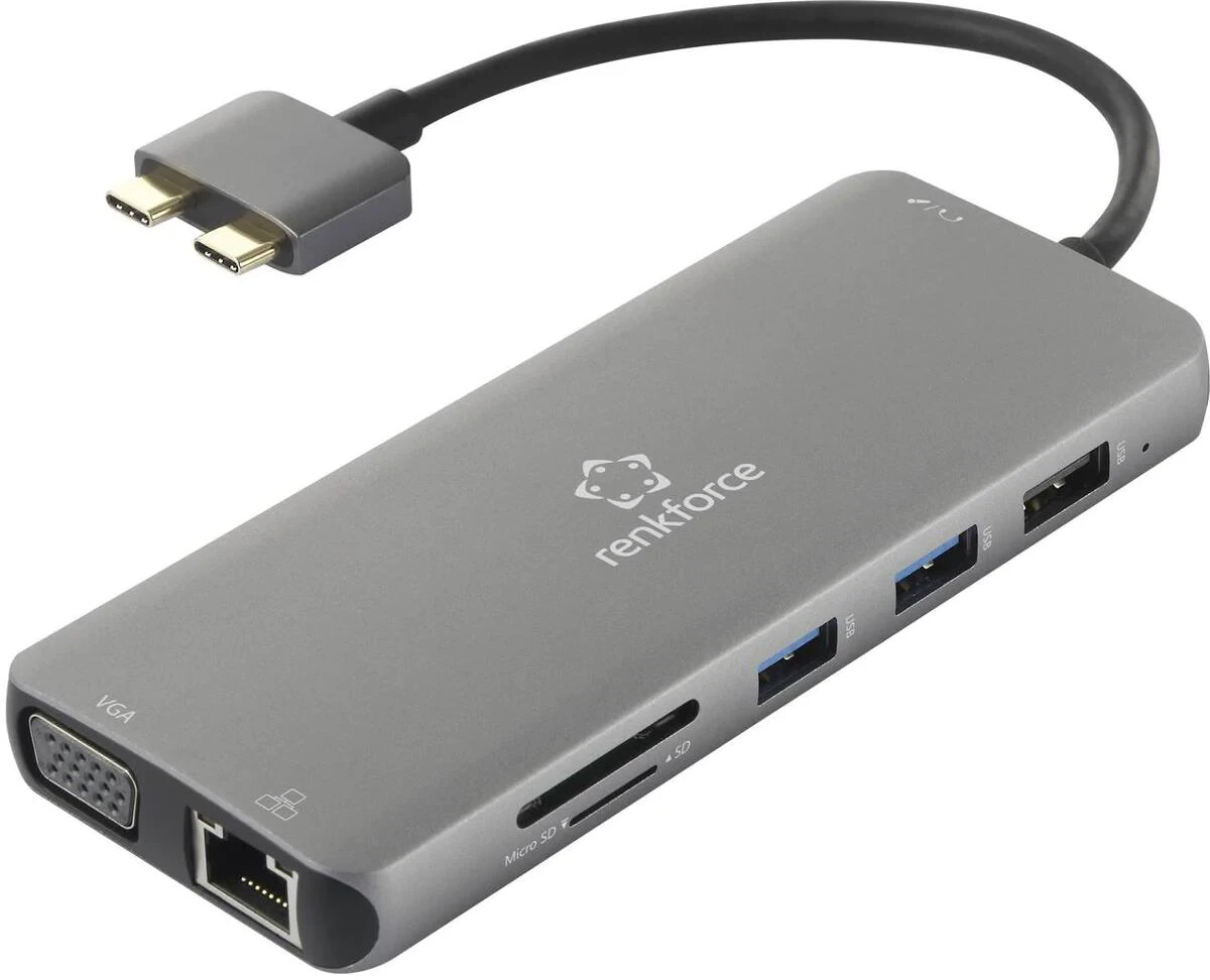Renkforce 12-in-1 USB-C Dock (RF-4533848)