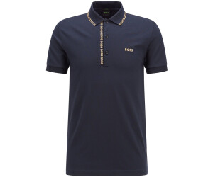 Hugo boss black and gold polo deals