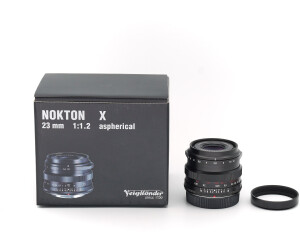 Voigtländer Nokton D 23mm f1.2 au meilleur prix sur idealo.fr