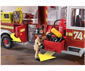 Playmobil - 5362 - Jeu De Construction - Camion Pompiers + Echelle