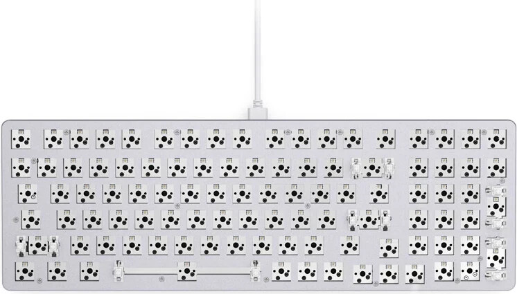 Glorious Gaming GMMK 2 Full-Size Barebone ANSI-Layout blanc