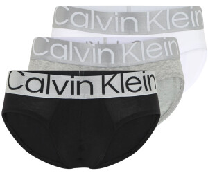 Calvin Klein Underwear HIP BRIEF 3 PACK - Slip - black/grey/red