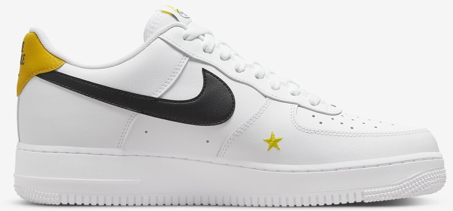 Nike Air Force 1 07 LV8 DM0118 100 white dark sulphur opti yellow black ab 119 95 Preisvergleich bei idealo