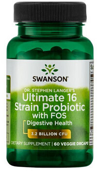 Swanson Ultimate 16 Strain Probiotic with FOS veggie caps (60 pcs.)