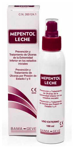 Mepentol - Leche Emulsion que Previene y Trata Úlceras, 60 ml : :  Belleza