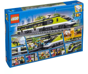 LEGO 60337 City Le Train de Voyageurs Express, Jouet de Train Téléco