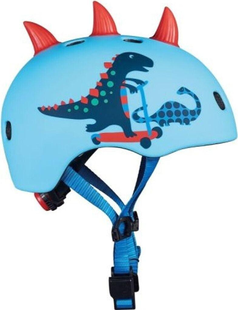Micro Mobility Safety Helmet Scootersaurus blue
