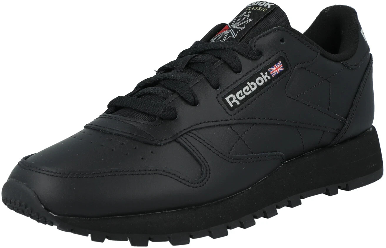 Womens Reebok Classic Leather Athletic Shoe Black Gum, 60% OFF