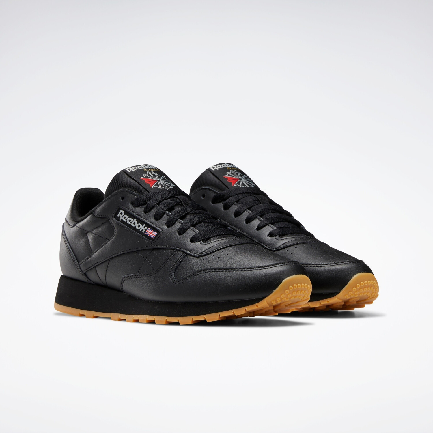 Classic Leather Shoes - Core Black / Pure Grey 5 / Reebok Rubber