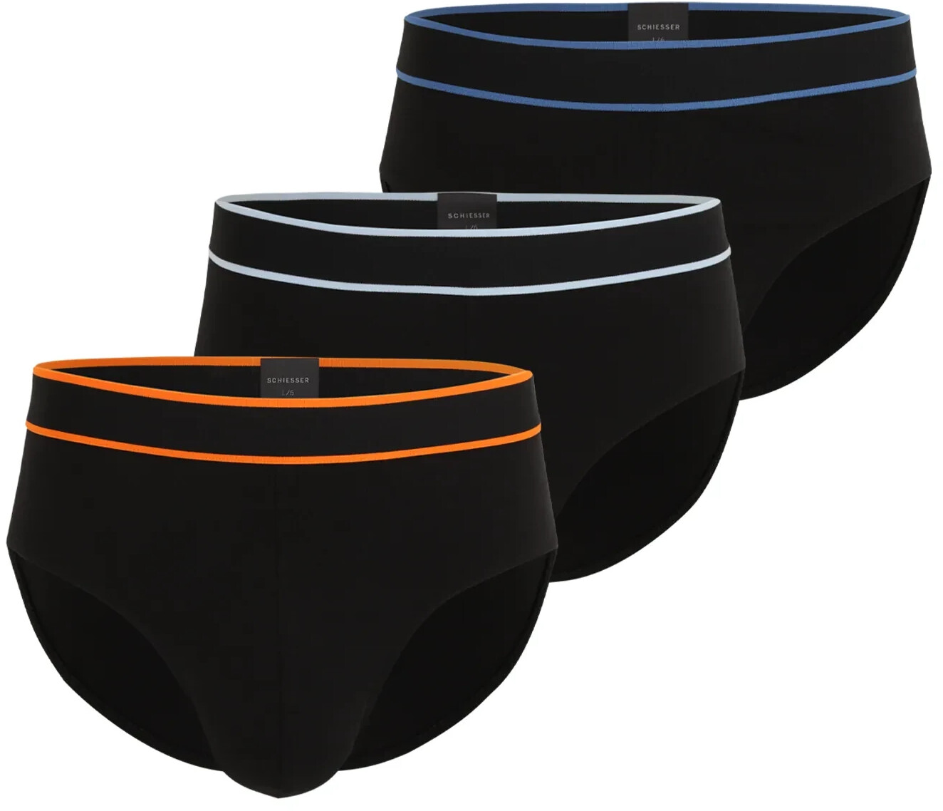 Schiesser 3-Pack Organic Cotton Rio-Slips (176901-901)