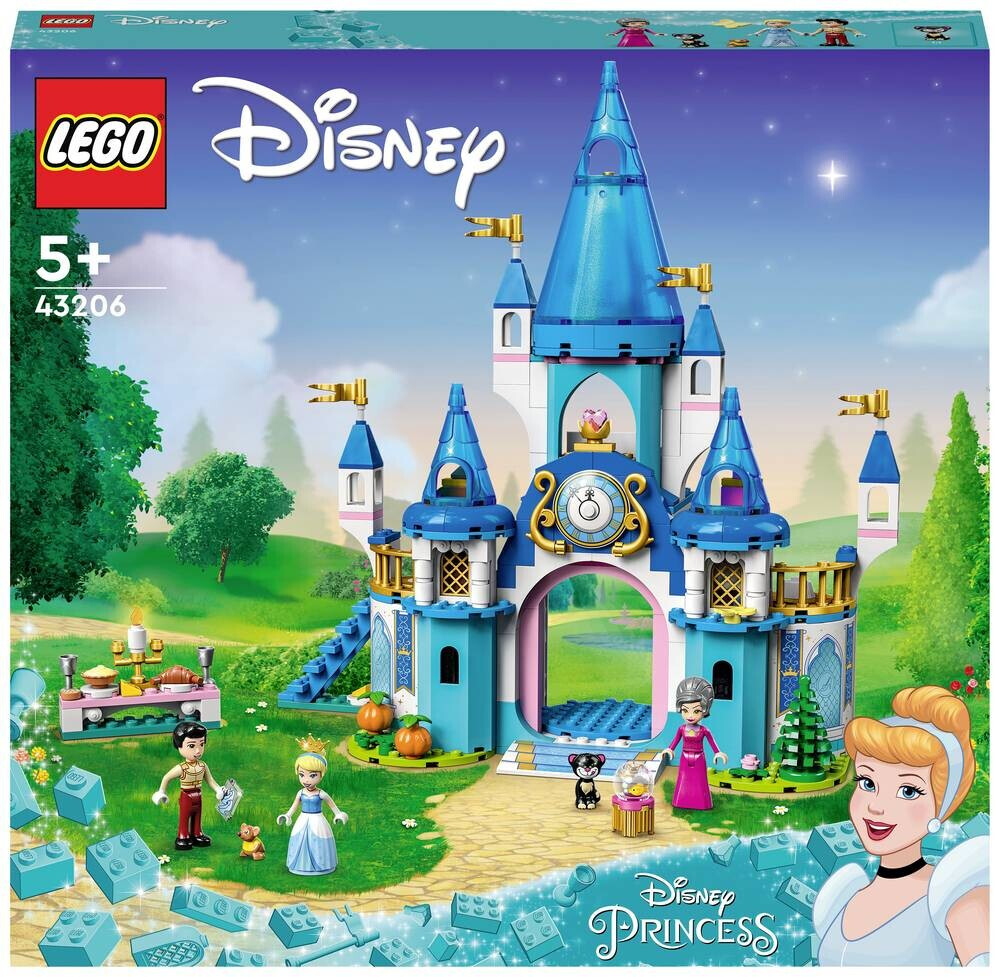 LEGO Disney Princess - Il castello di Cenerentola e del Principe azzurro  (43206) a € 61,67 (oggi)