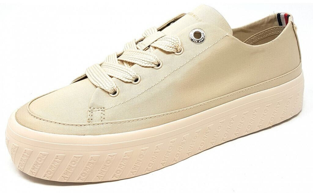 Tommy Hilfiger Essential Monochrome Vulcanised Flatform Trainers 