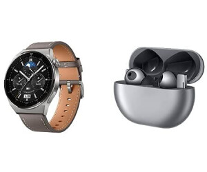 HUAWEI Watch GT 3 Pro 46 mm Smartwatch, Cuerpo de Titanio, Esfera de  Zafiro, monitorización de saturación de oxígeno, frecuencia cardíaca, Larga  duración de la batería, Correa de cuero gris : : Electrónica