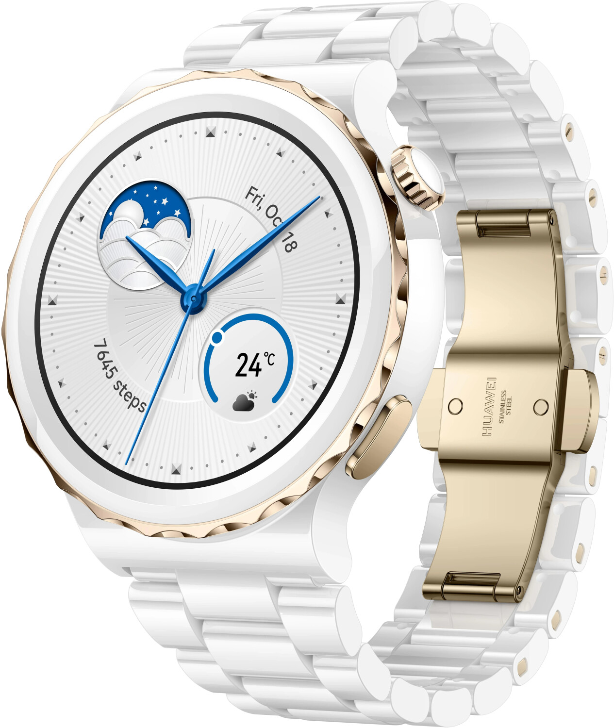 Buy Huawei WATCH GT 3 Pro Ceramic White Ceramic from 462.28