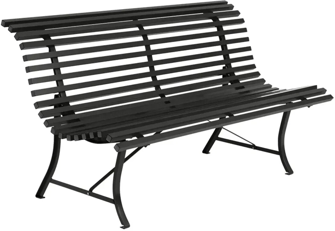 Fermob Banc Louisiane 150 cm liquorice black