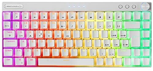 Mars Gaming MKCLOUDWBPT White (PT - Blue)