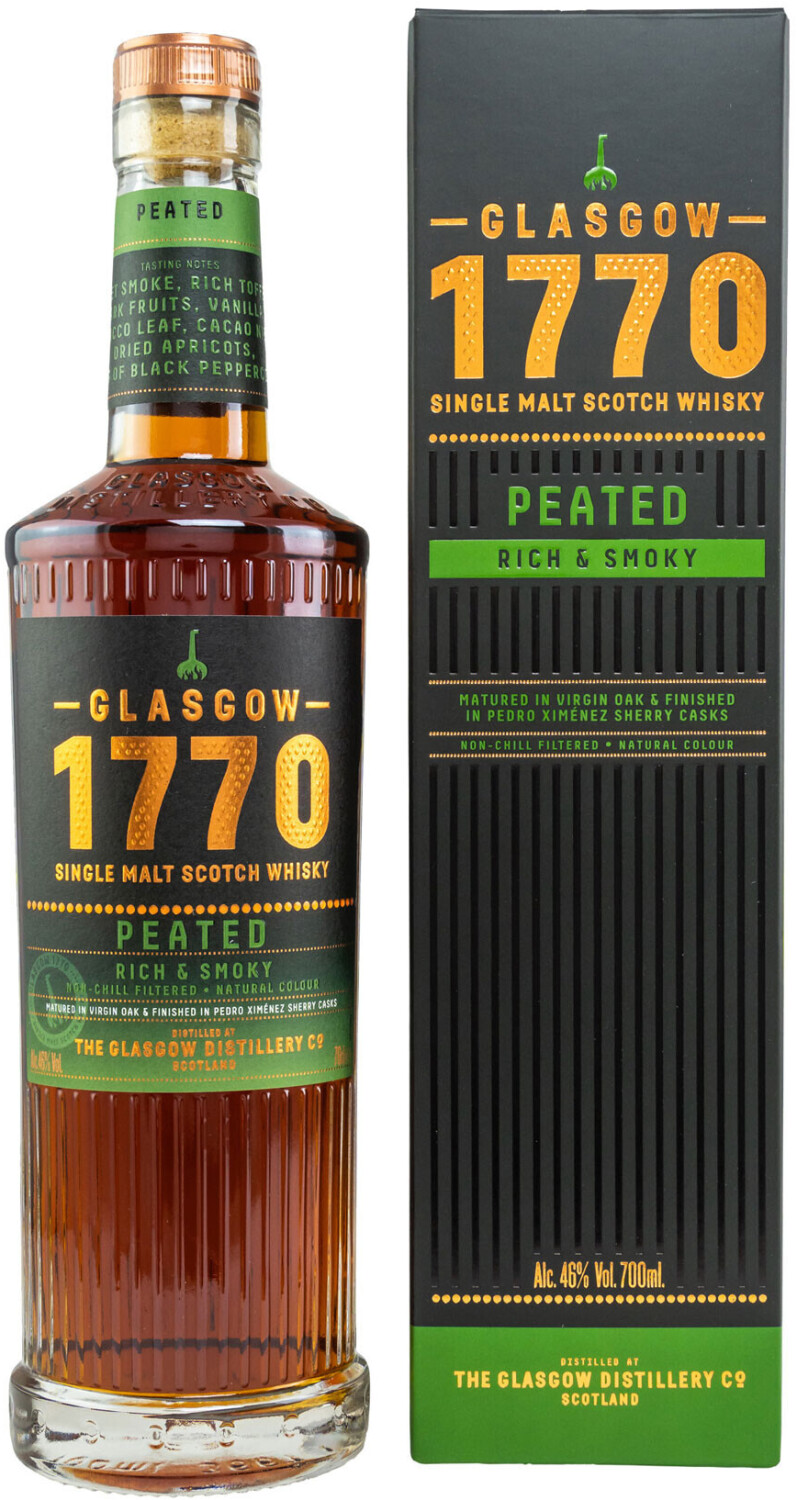 Glasgow Distillery 1770 Glasgow Peated Rich & Smoky 0,7l 46%