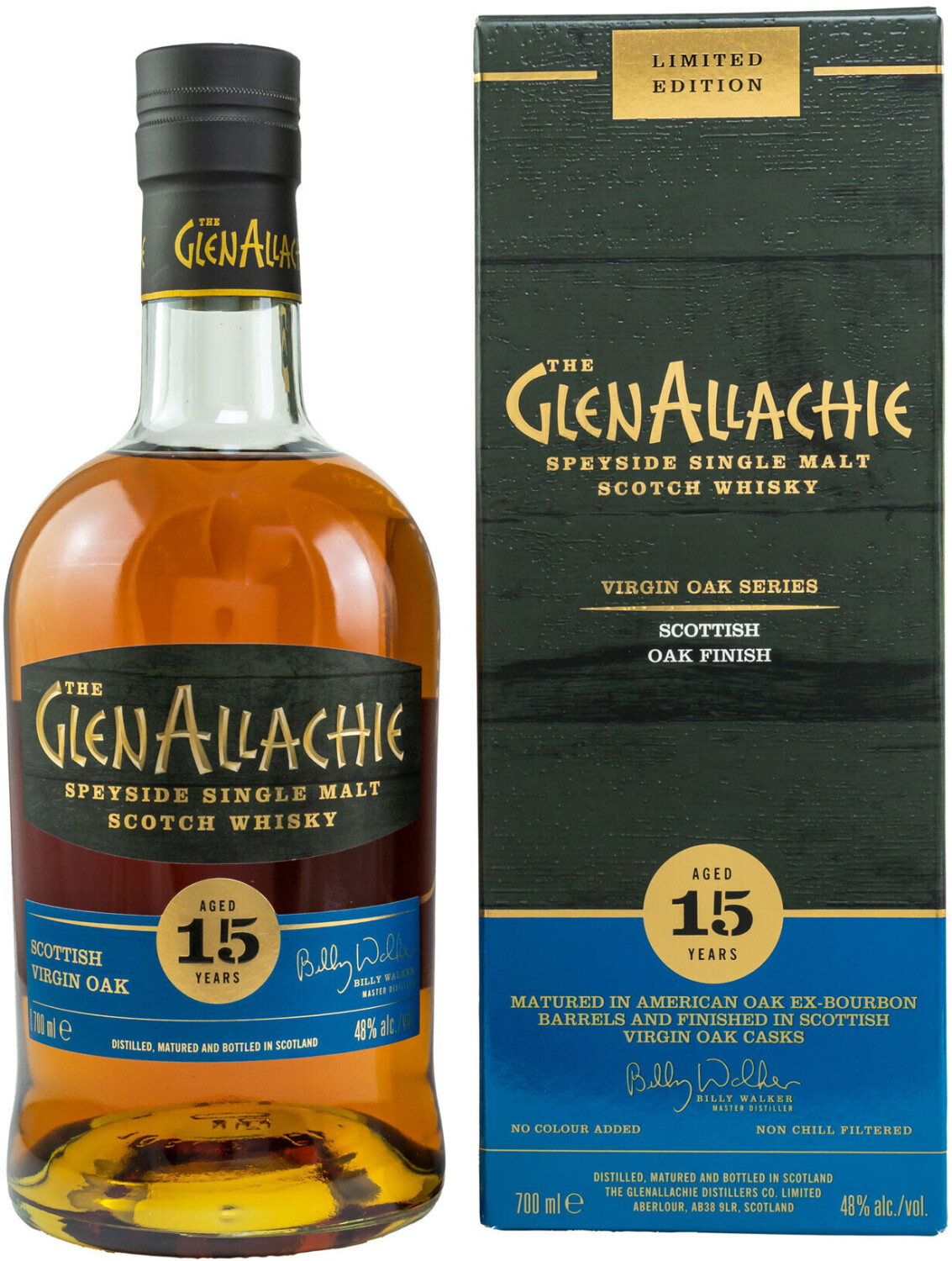 GlenAllachie 15 Years Oak Wood Finish 0,7l 46%