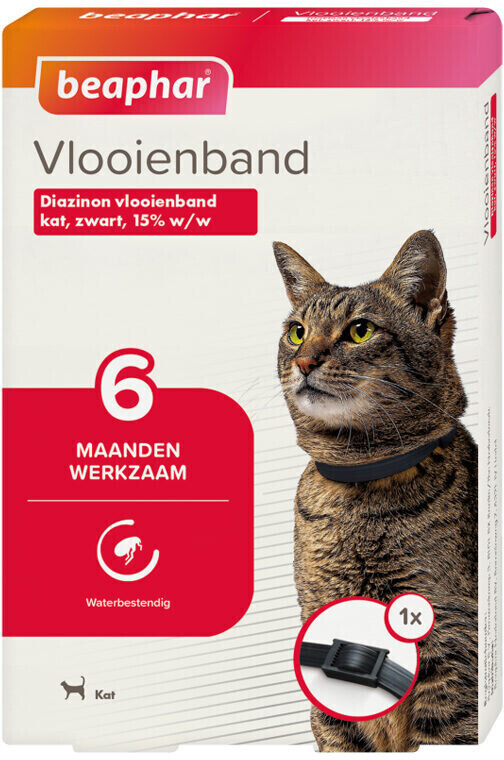 Beaphar Anti-flea collar for cats black