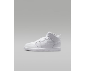 Aj 1 mid all white new arrivals