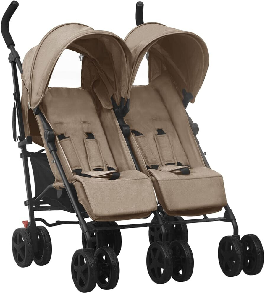 vidaXL Twins Taupe