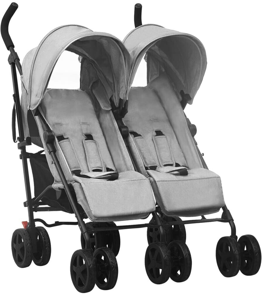 vidaXL Twins Grey