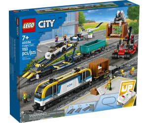 Soldes LEGO City - Le train de marchandises télécommandé (60336) 2024 au meilleur  prix sur
