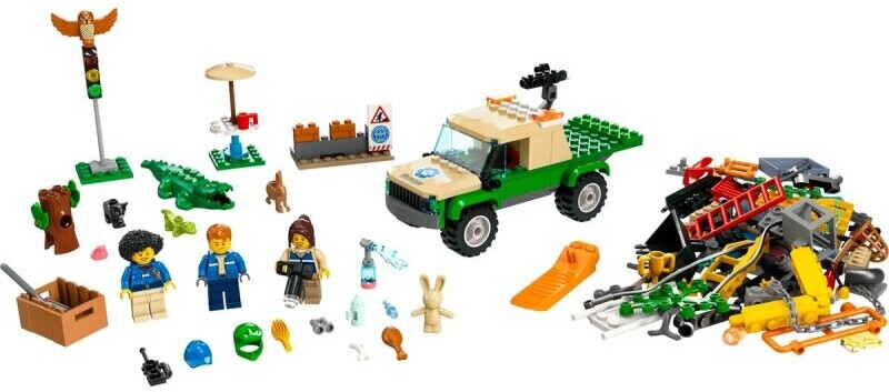 LEGO City 60307 Le Camp de Sauvetage des Animaux Sauvages