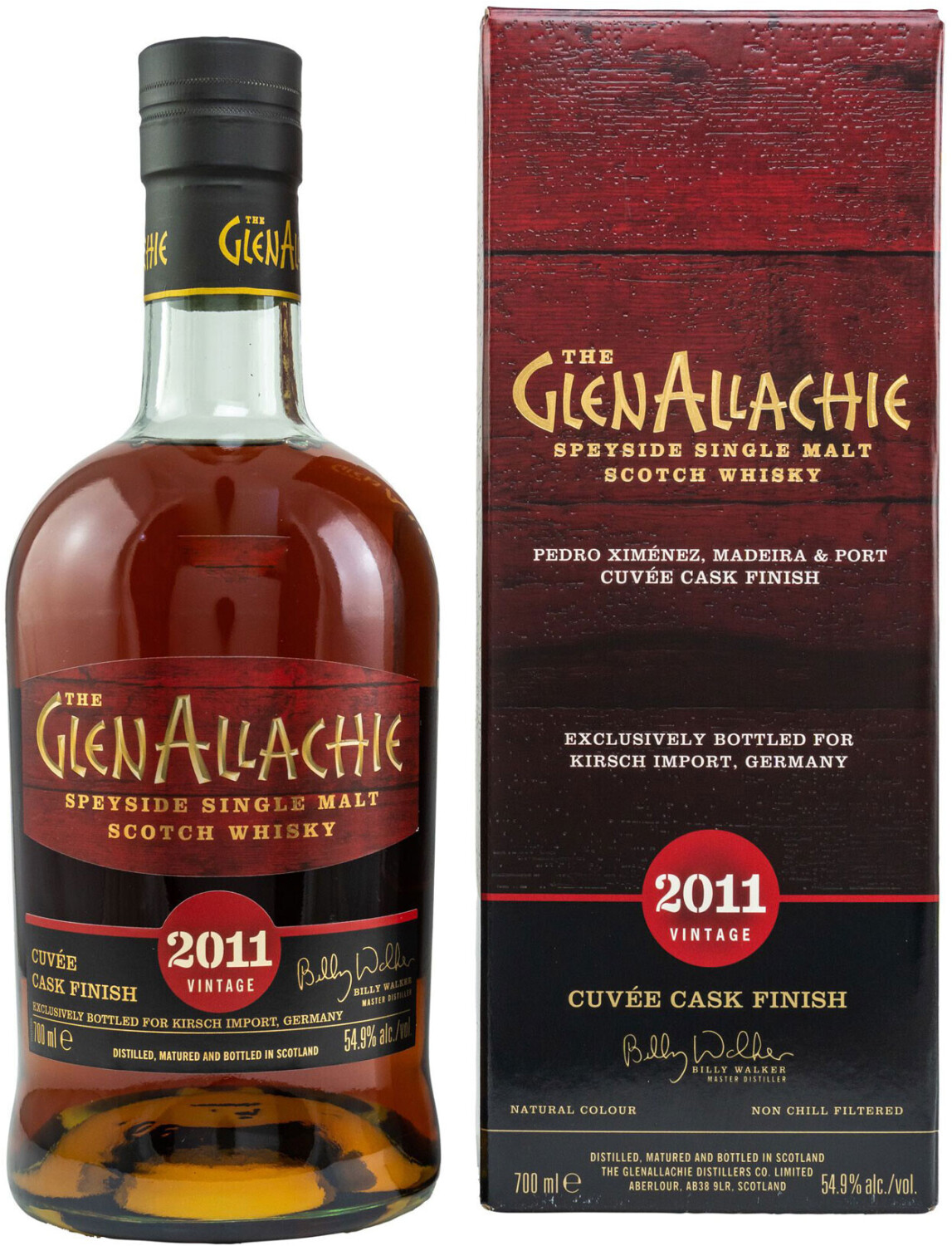 GlenAllachie 2011 Pedro Ximénez, Madeira & Port Cuvée Cask Finish 0,7l 54,9%